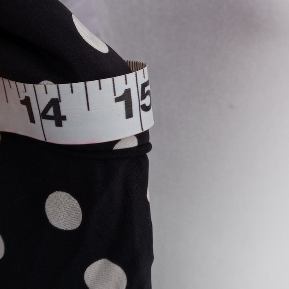 INC. Polka Dot Silk Dress Size 10 - Picture 10 of 10